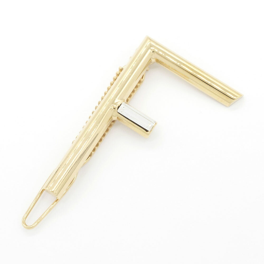 Fendi Hair Pin 8AH720 Gold Metal Crystal Clip for Women FENDI